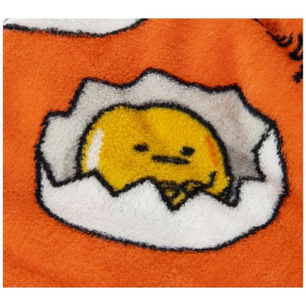 NEW! Gudetama the Lazy Egg Silk Touch Blanket 40in x 50in!